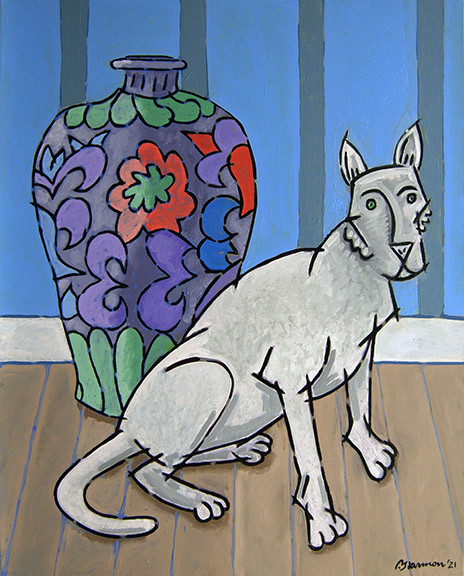 Persian Urn & Dog